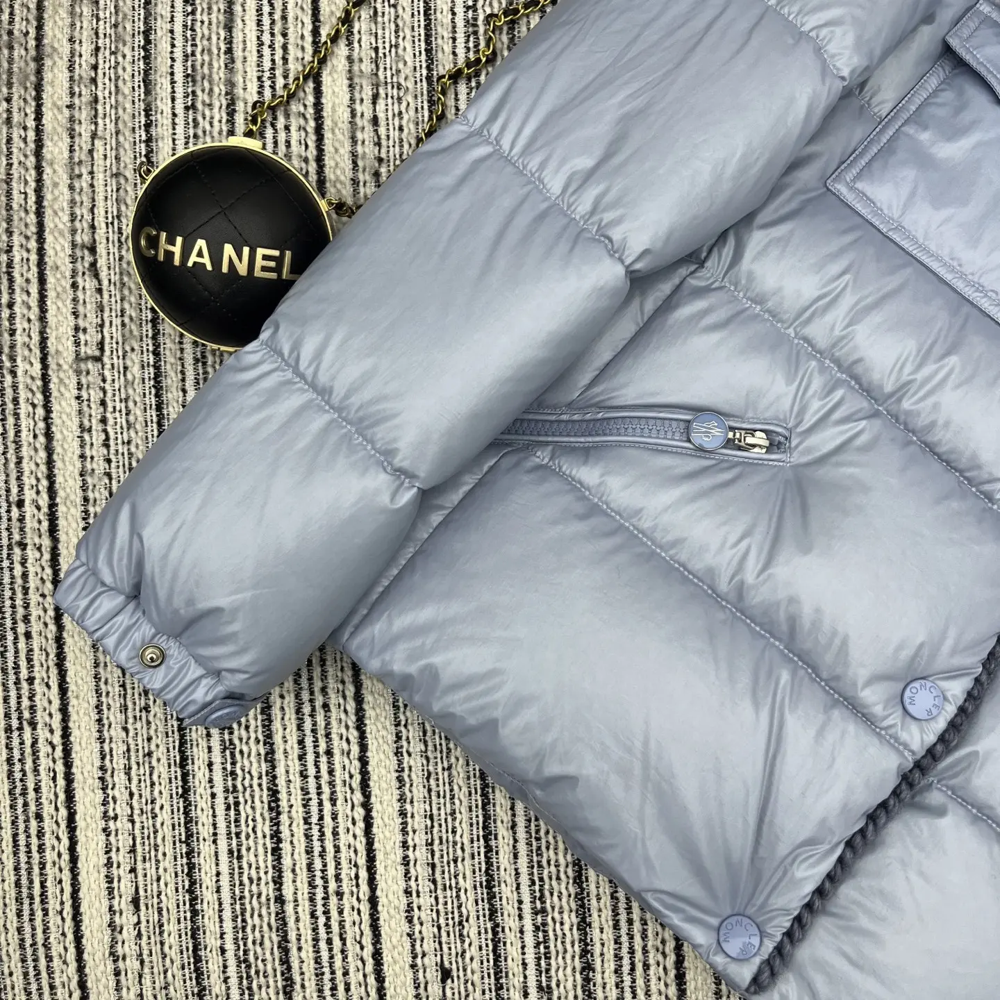 Glarein Hooded Quilted Down Jacket D59020877 — view 6