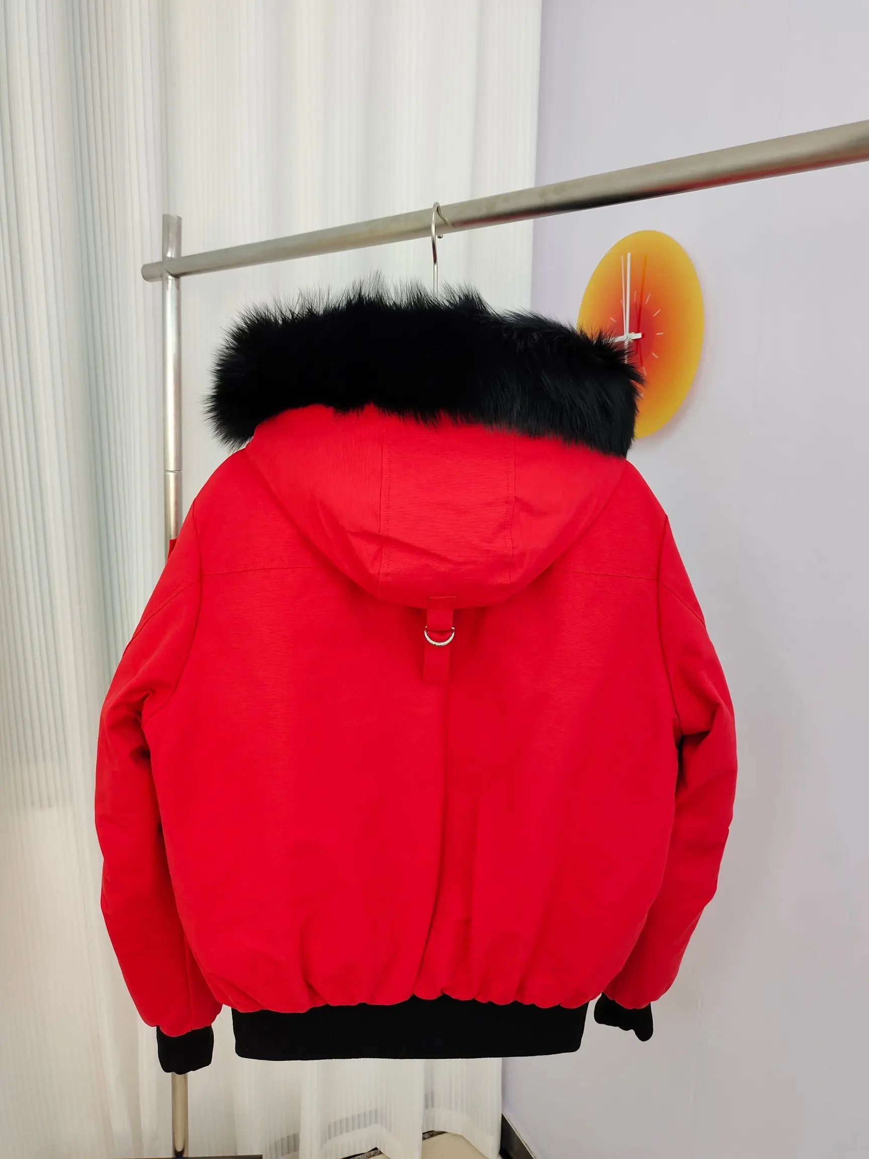Ballistic Bomber Fur-Trimmed Down Jacket D60020924 — view 2