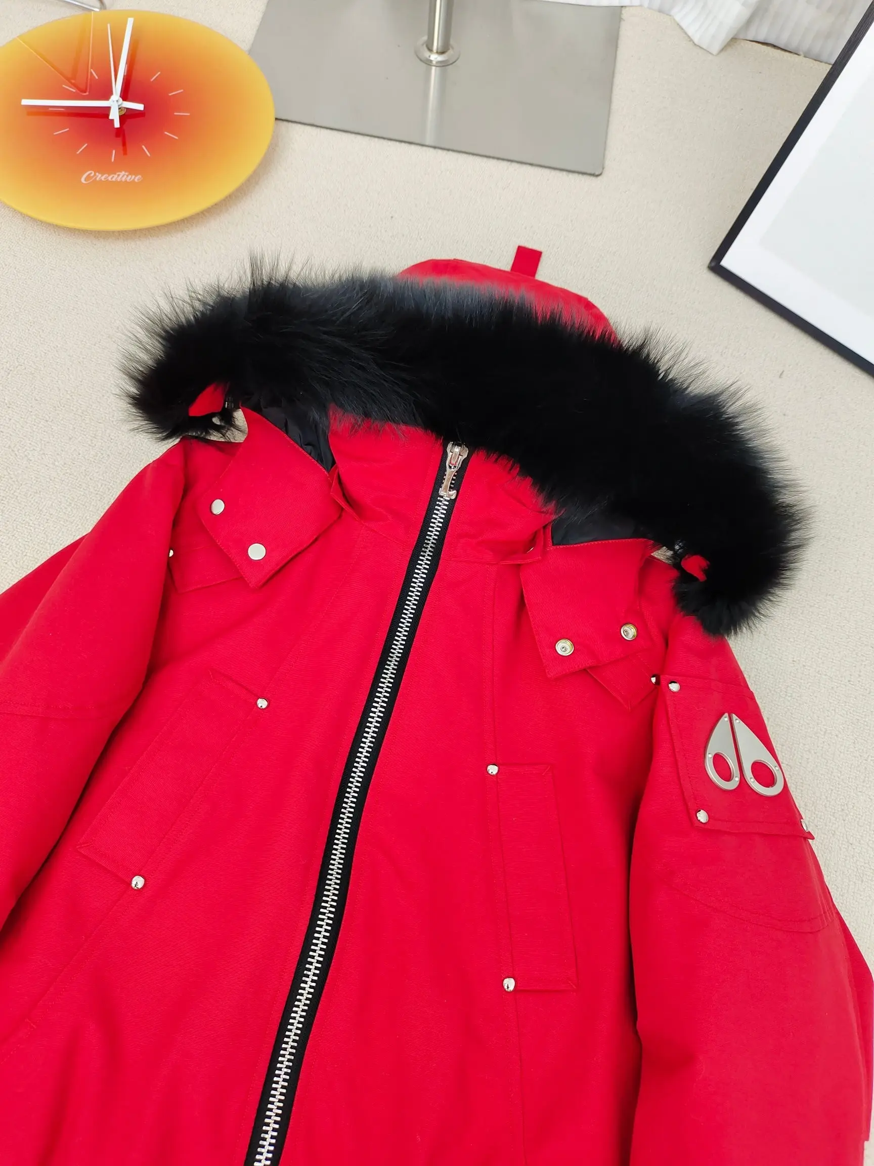 Ballistic Bomber Fur-Trimmed Down Jacket D60020924 — view 3