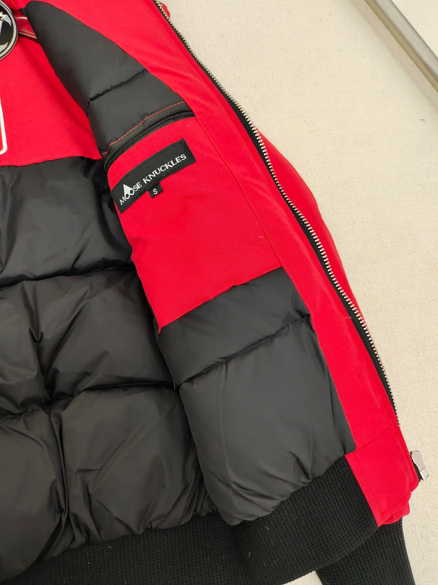Ballistic Bomber Fur-Trimmed Down Jacket D60020924 — view 6