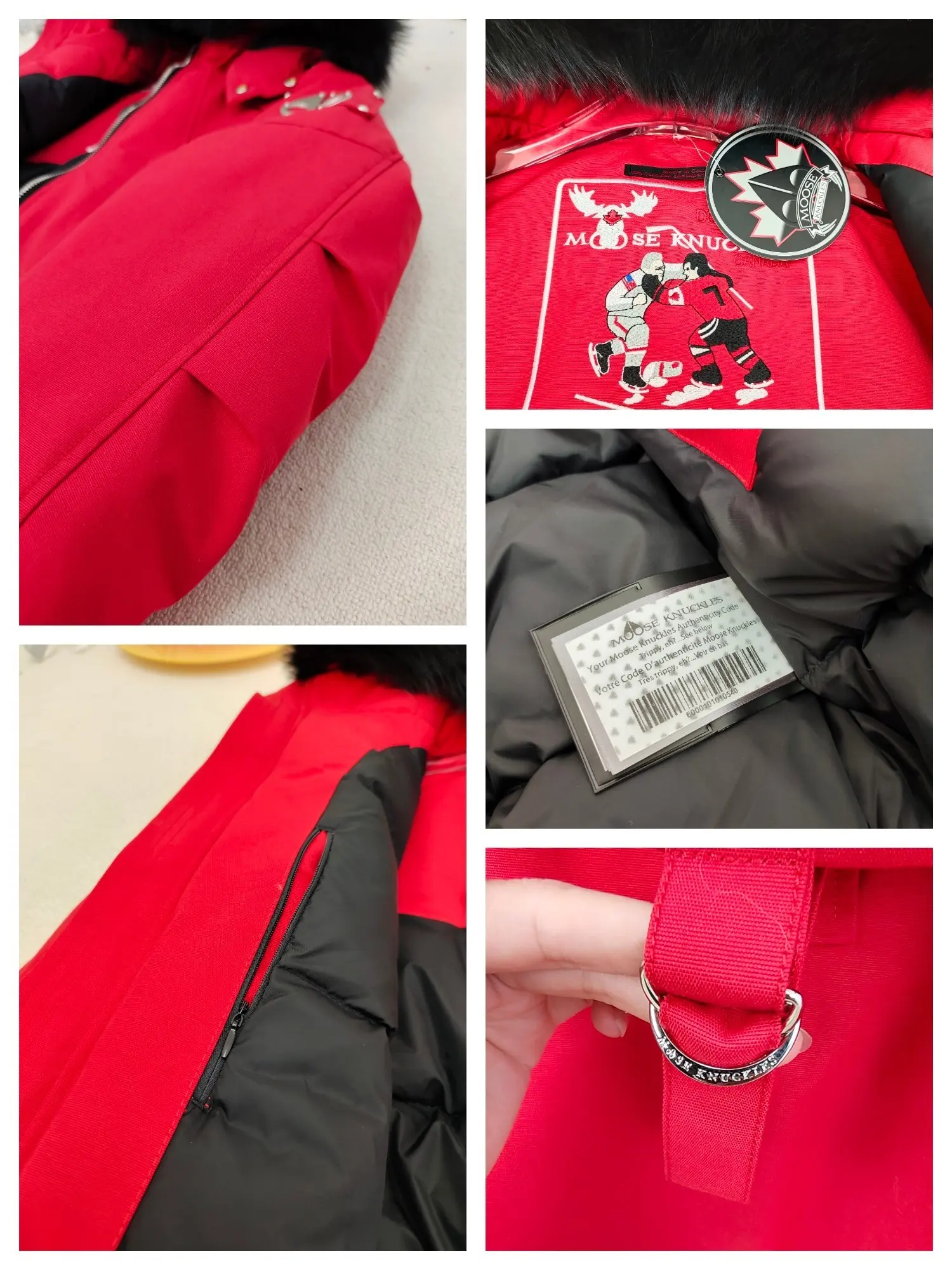 Ballistic Bomber Fur-Trimmed Down Jacket D60020924 — view 8
