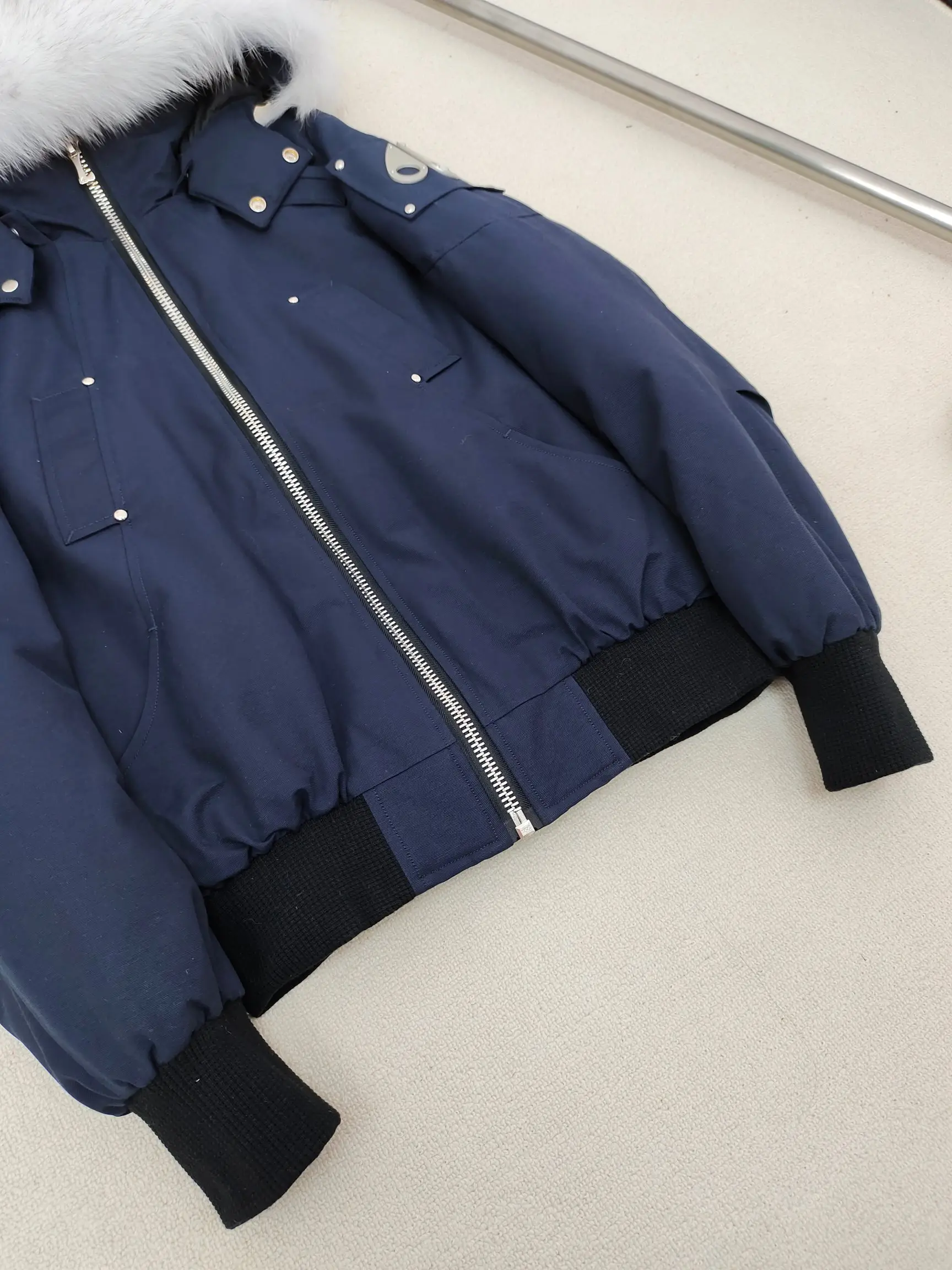 Moose Knuckles Fur-Trimmed Down Bomber Jacket D60020922 — view 4
