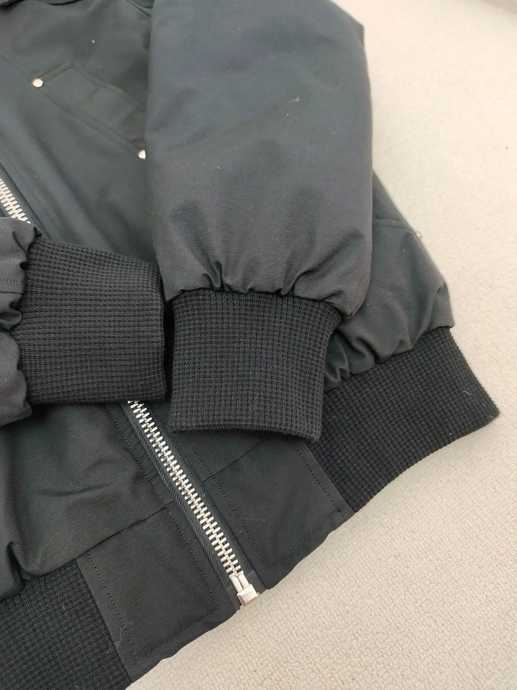 Ballistic Fur-Trimmed Down Bomber Jacket D60020921 — view 4