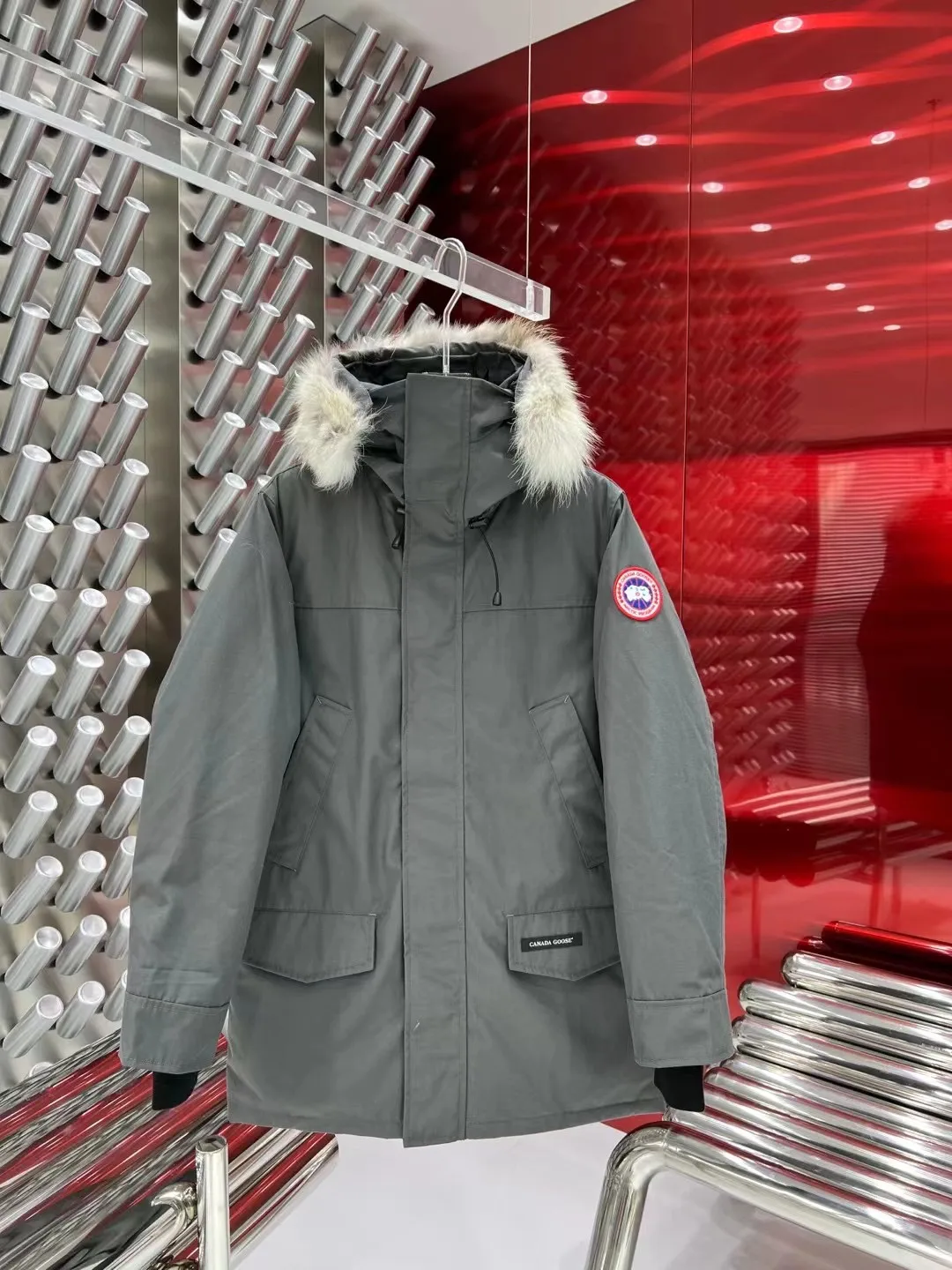 Fur-Trimmed Down-Filled Parka D60020954