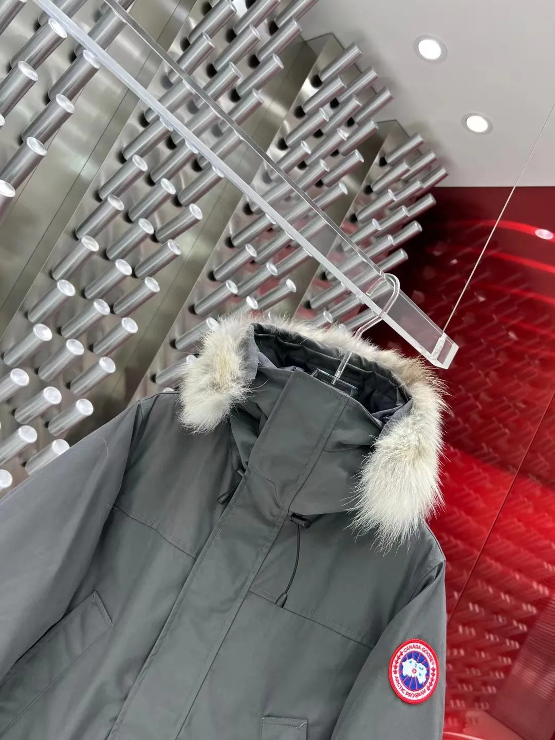 Fur-Trimmed Down-Filled Parka D60020954 — view 2