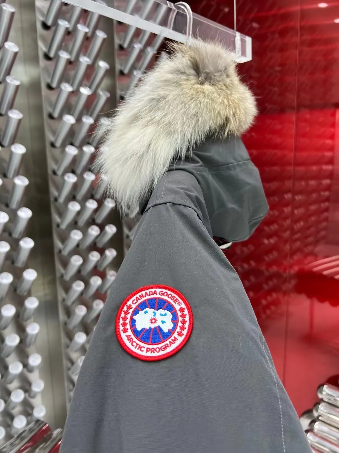 Fur-Trimmed Down-Filled Parka D60020954 — view 5