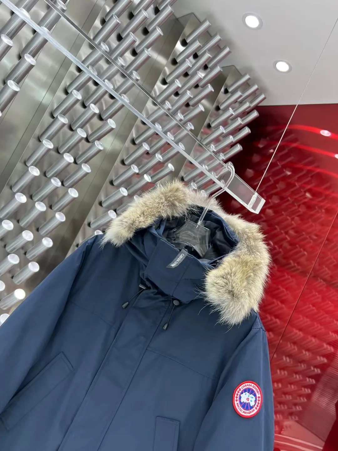 Fur-Trimmed Down-Filled Parka D60020953 — view 2