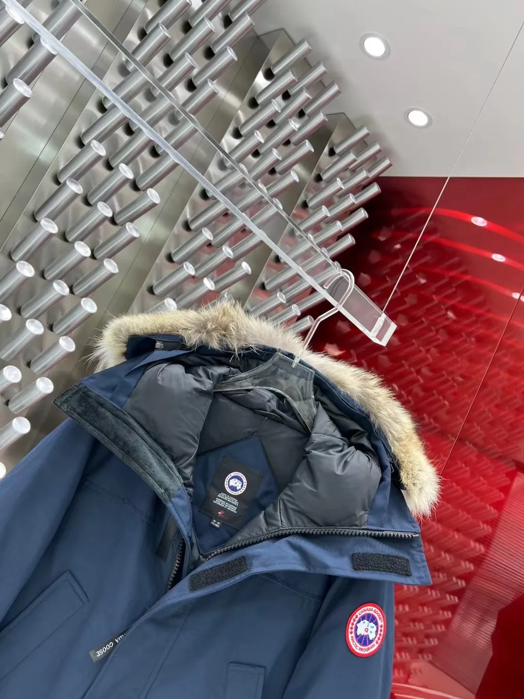 Fur-Trimmed Down-Filled Parka D60020953 — view 5