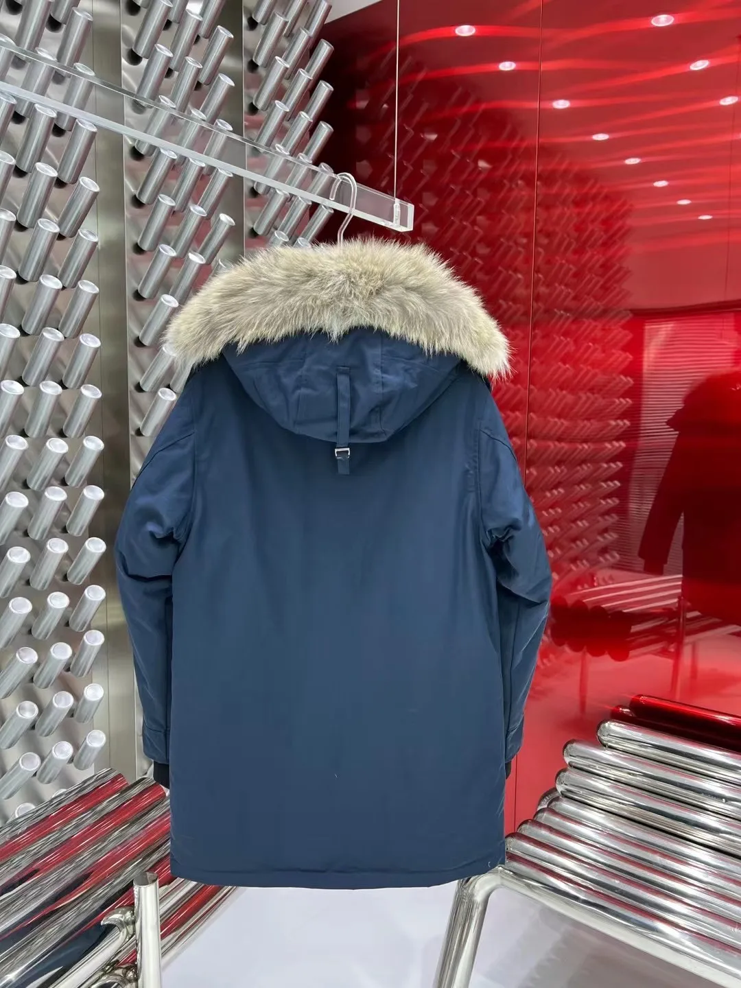 Fur-Trimmed Down-Filled Parka D60020953 — view 8