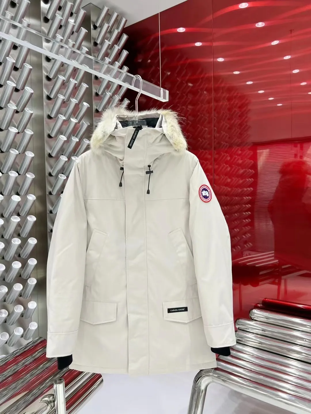 Fur-Trimmed Down-Filled Parka D60020955