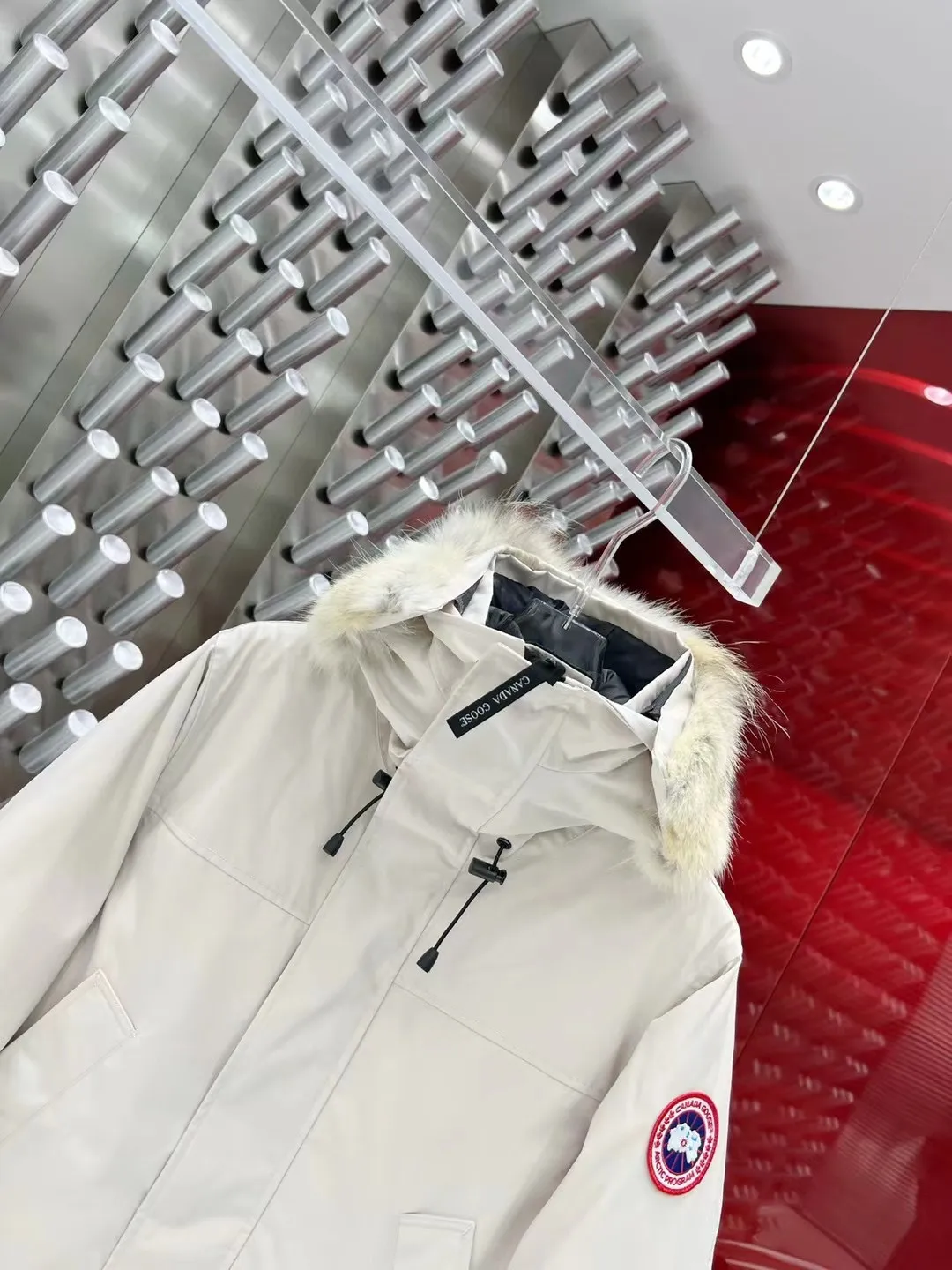 Fur-Trimmed Down-Filled Parka D60020955 — view 2