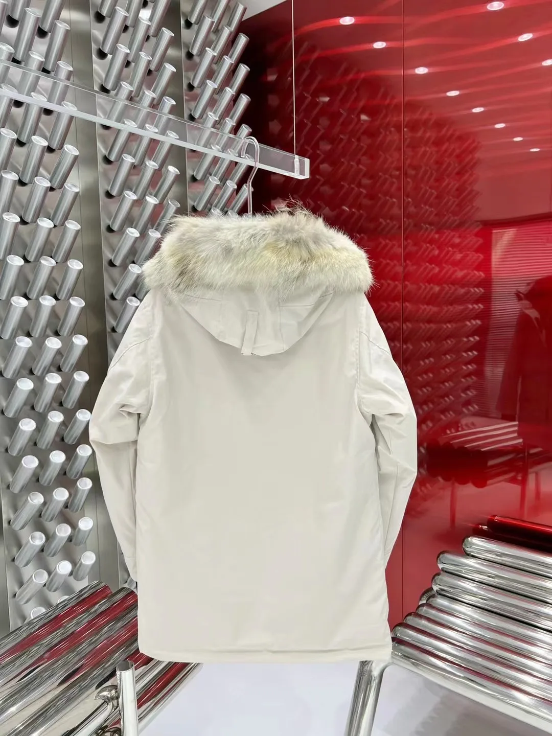 Fur-Trimmed Down-Filled Parka D60020955 — view 8