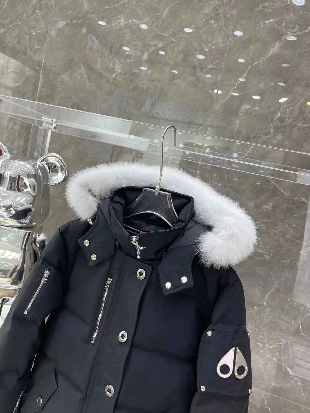 Moose Knuckles Fur-Trimmed Down Puffer Jacket D63020917 — view 4