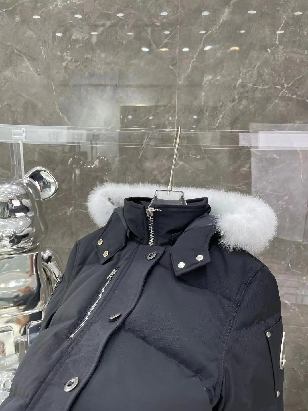 Moose Knuckles Fur-Trimmed Down Puffer Jacket D63020917 — view 6