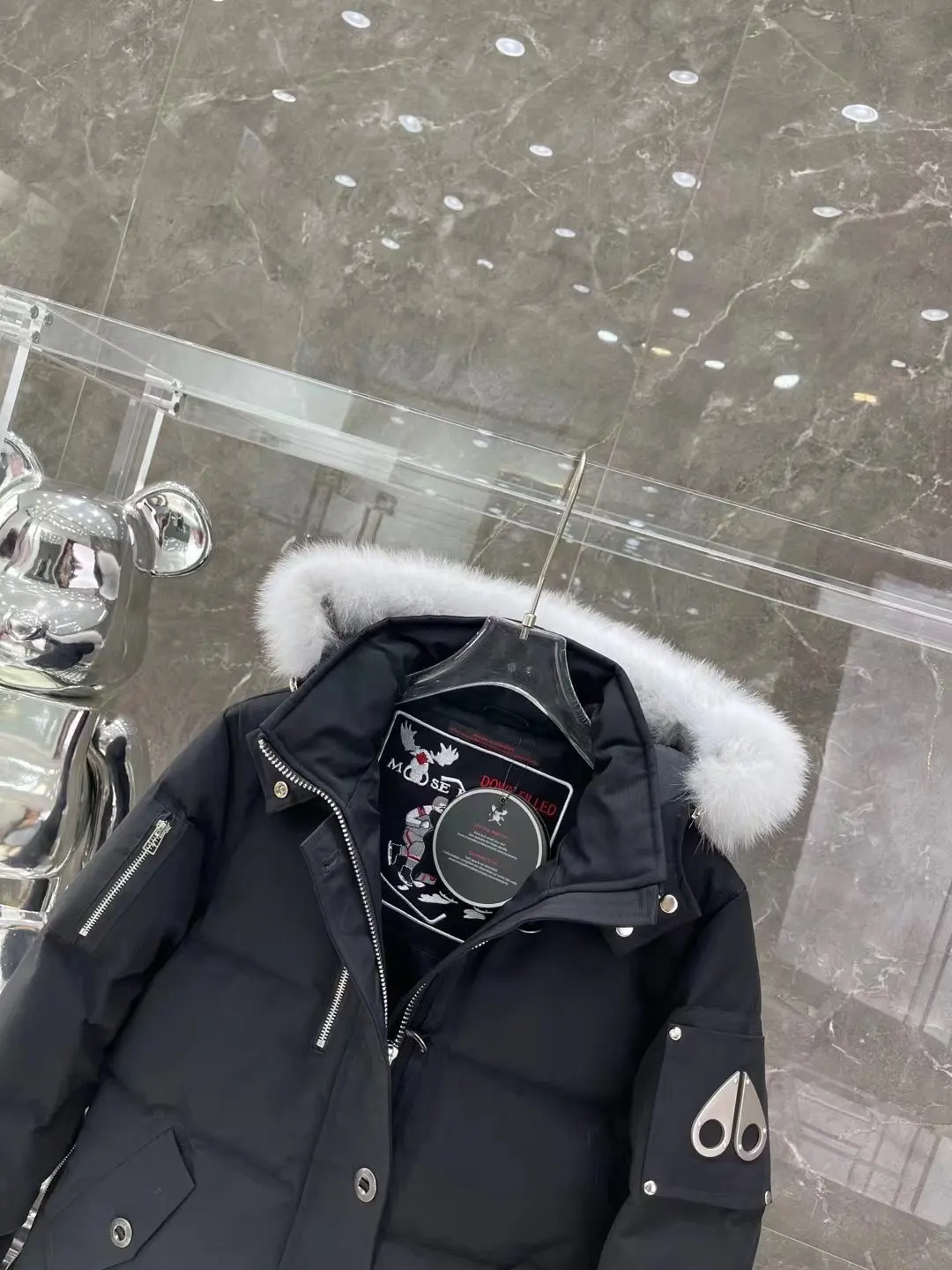 Moose Knuckles Fur-Trimmed Down Puffer Jacket D63020917 — view 8
