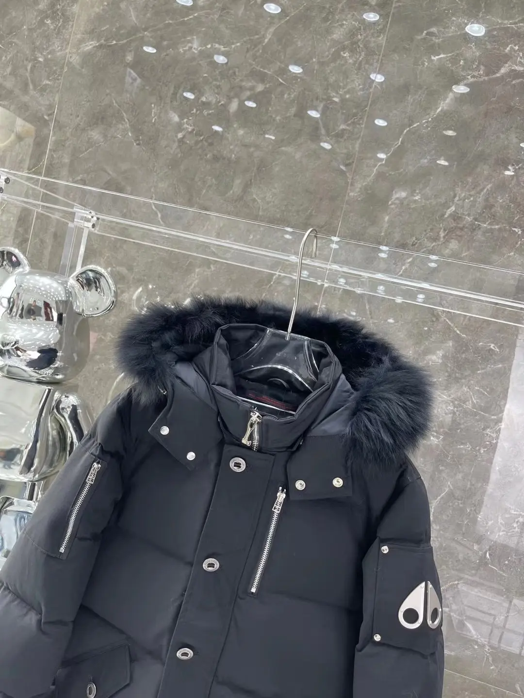 Moose Knuckles Fur-Trimmed Down Puffer Jacket D63020913 — view 2