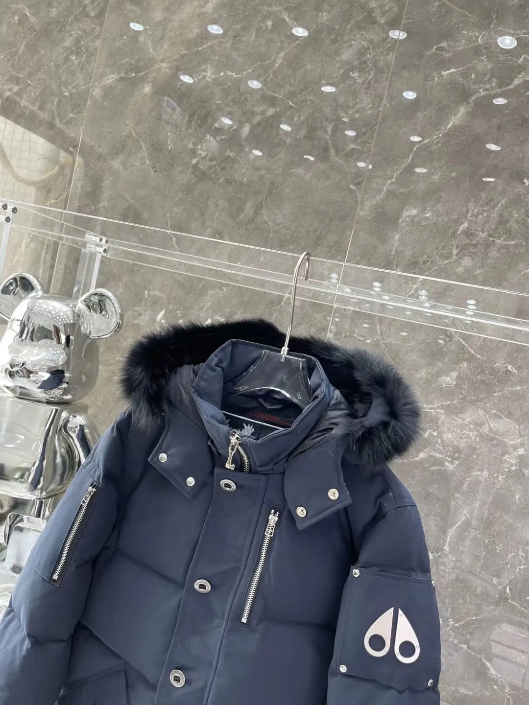 Moose Knuckles Fur-Trimmed Down Puffer Jacket D63020914 — view 2
