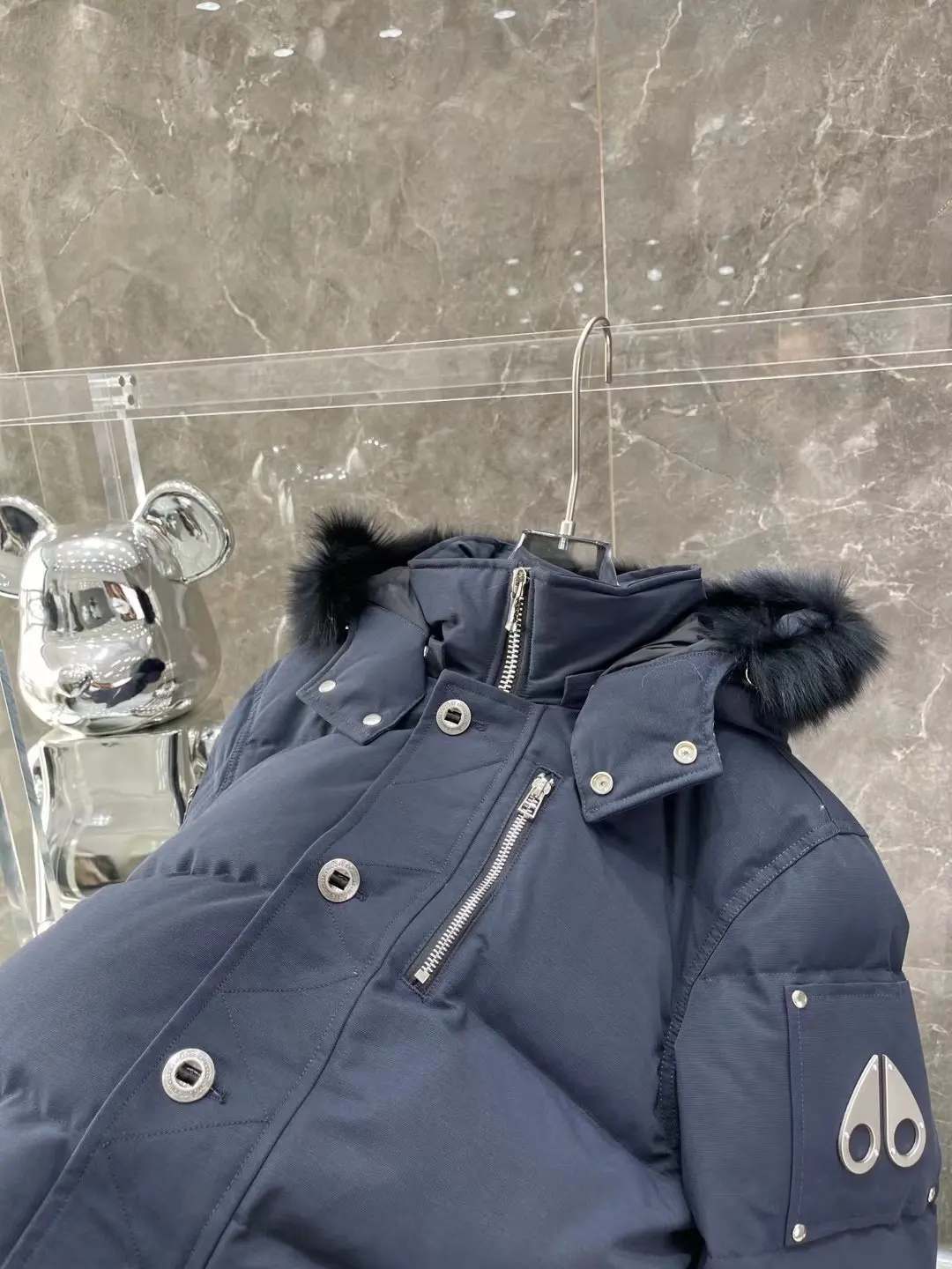 Moose Knuckles Fur-Trimmed Down Puffer Jacket D63020914 — view 6