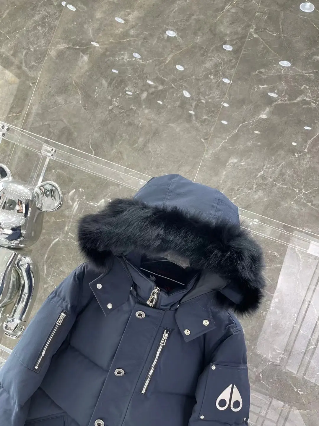 Moose Knuckles Fur-Trimmed Down Puffer Jacket D63020914 — view 7