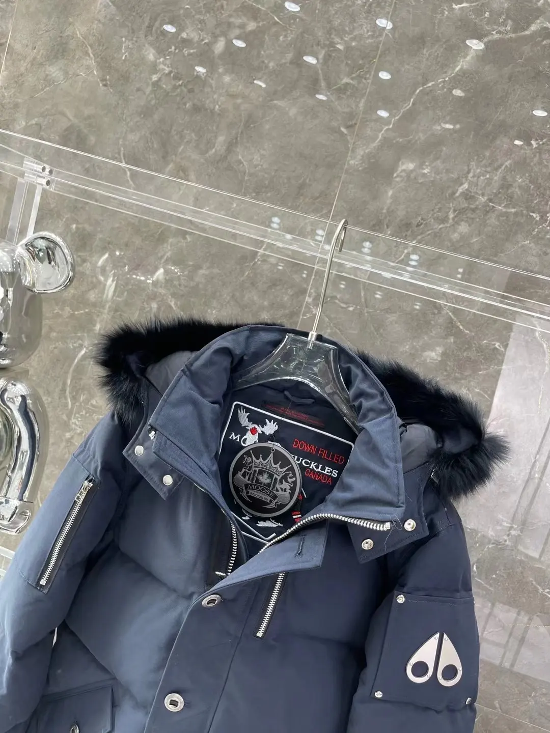 Moose Knuckles Fur-Trimmed Down Puffer Jacket D63020914 — view 8