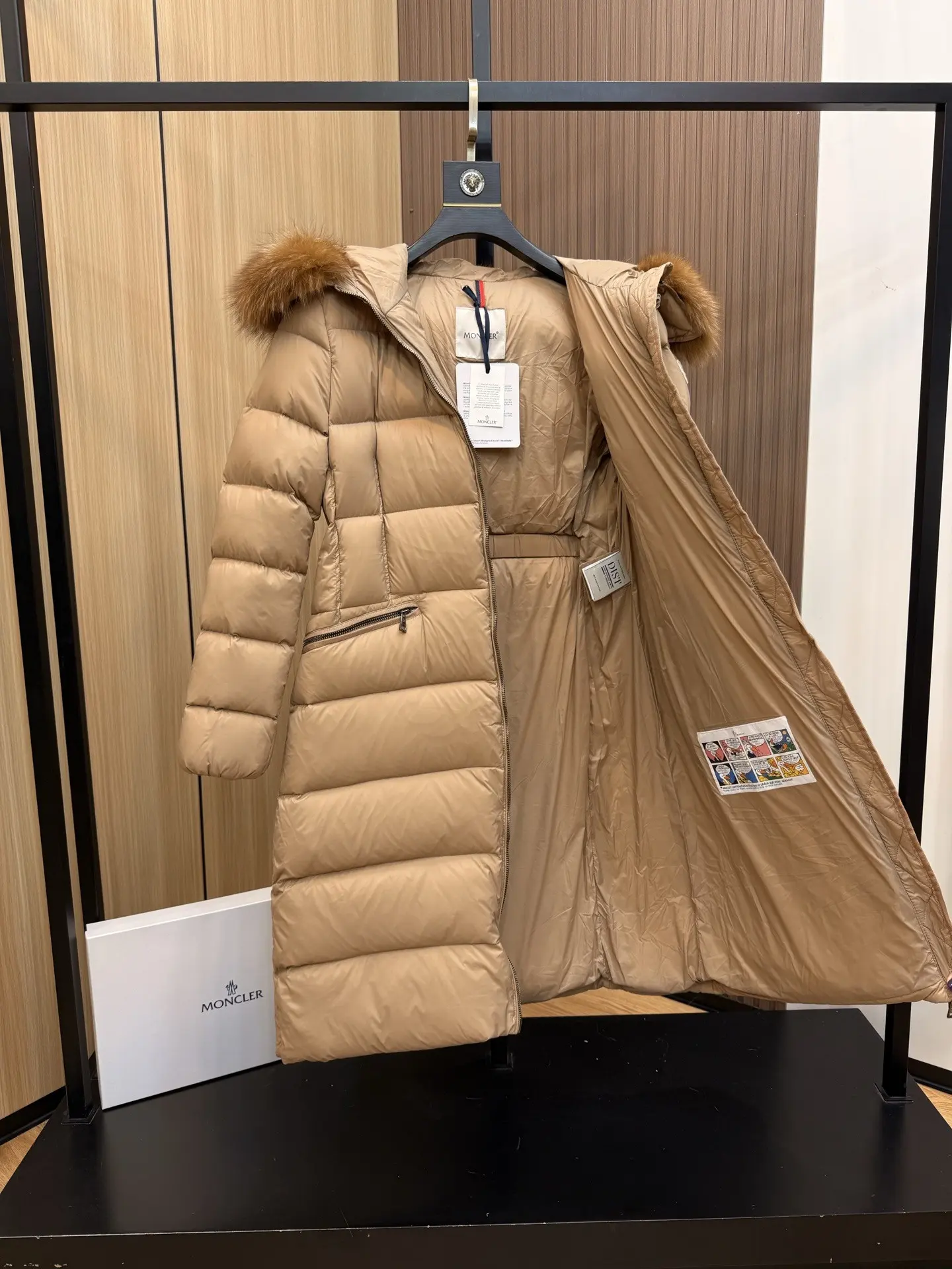 Boed Fur-Trimmed Belted Down Jacket D70020892 — view 7