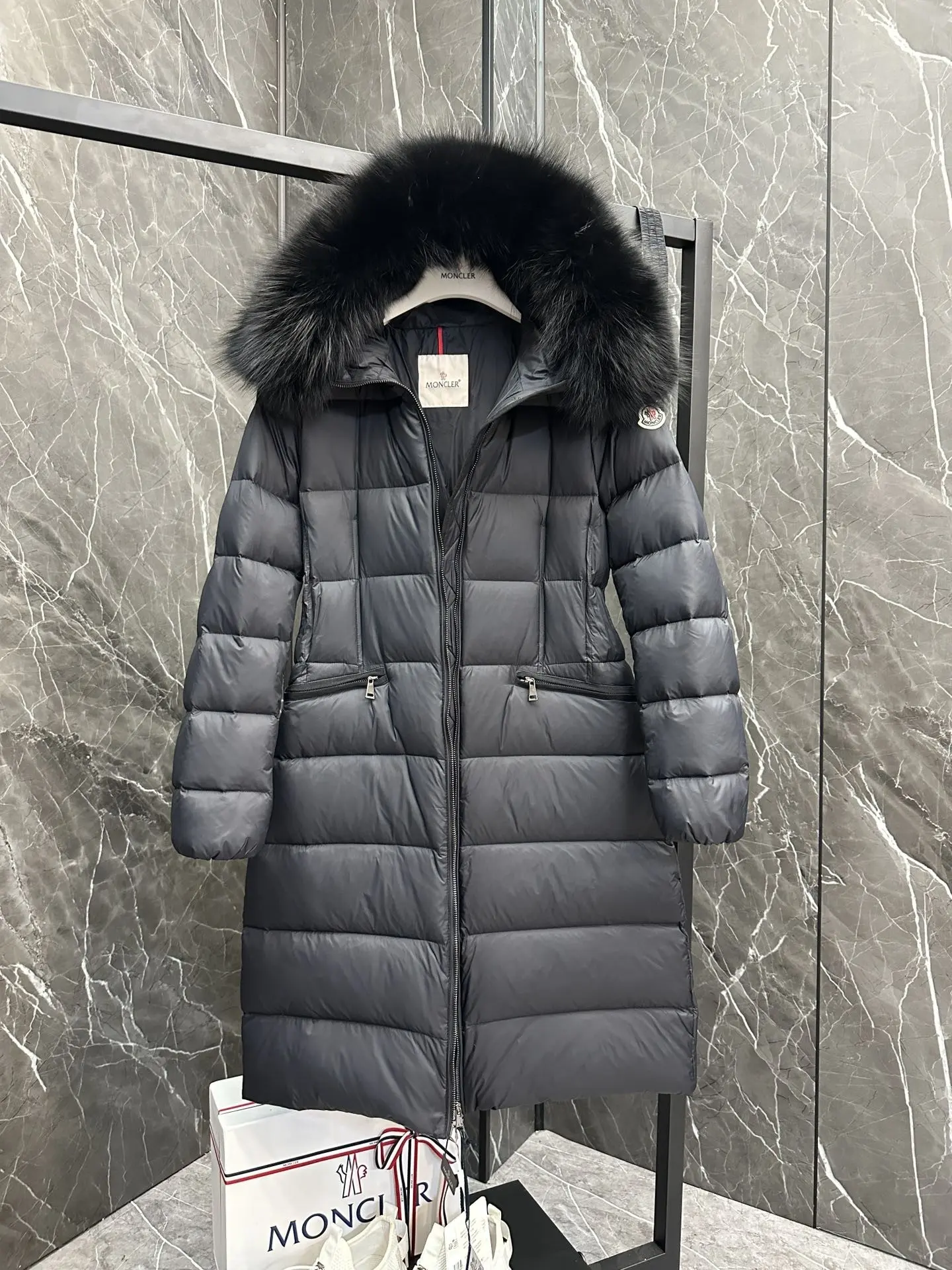 Boed Fur-Trimmed Belted Down Coat D70020893 — view 6