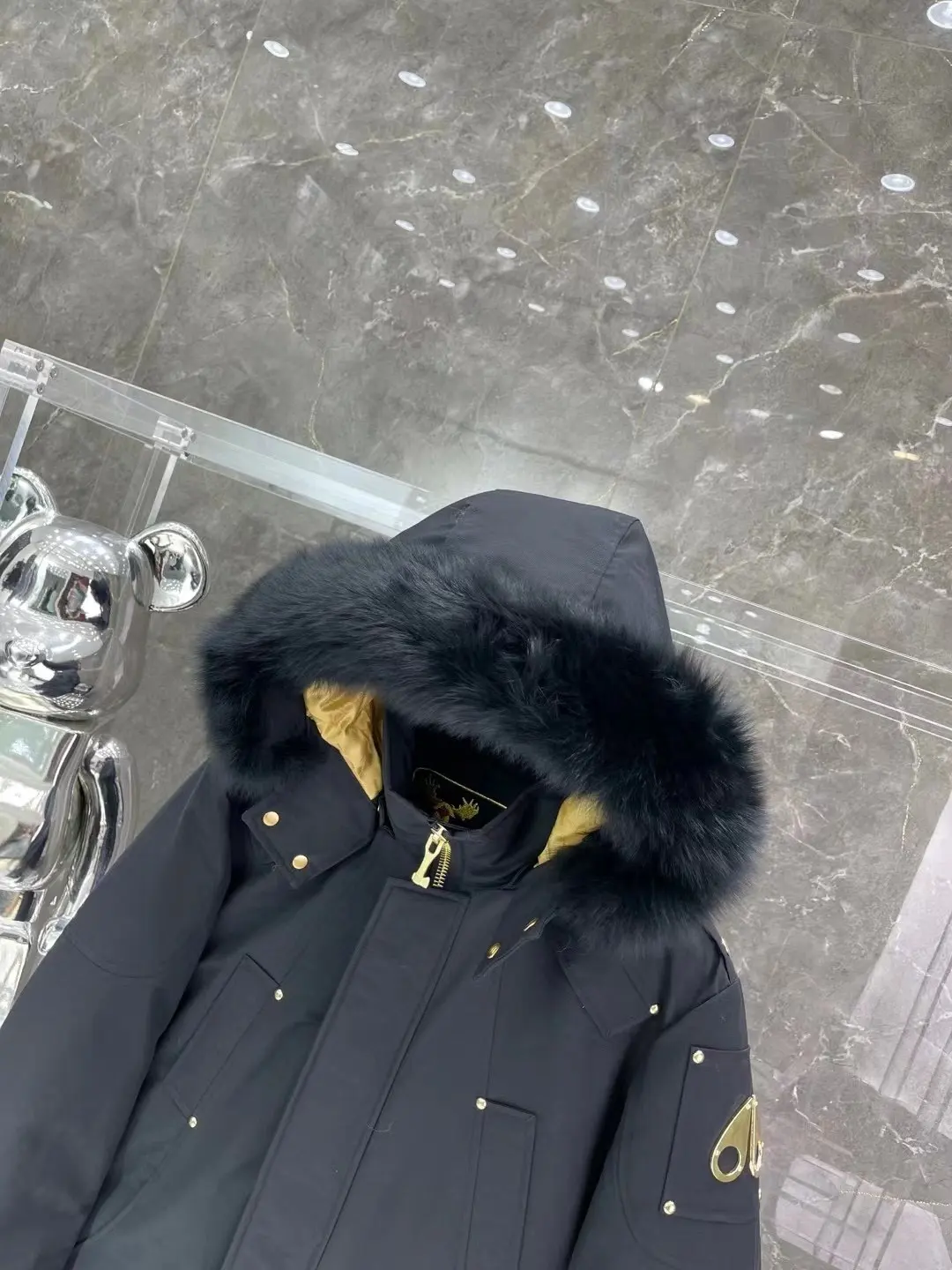 Moose Knuckles Fur-Trimmed Down Parka D73020919 — view 6