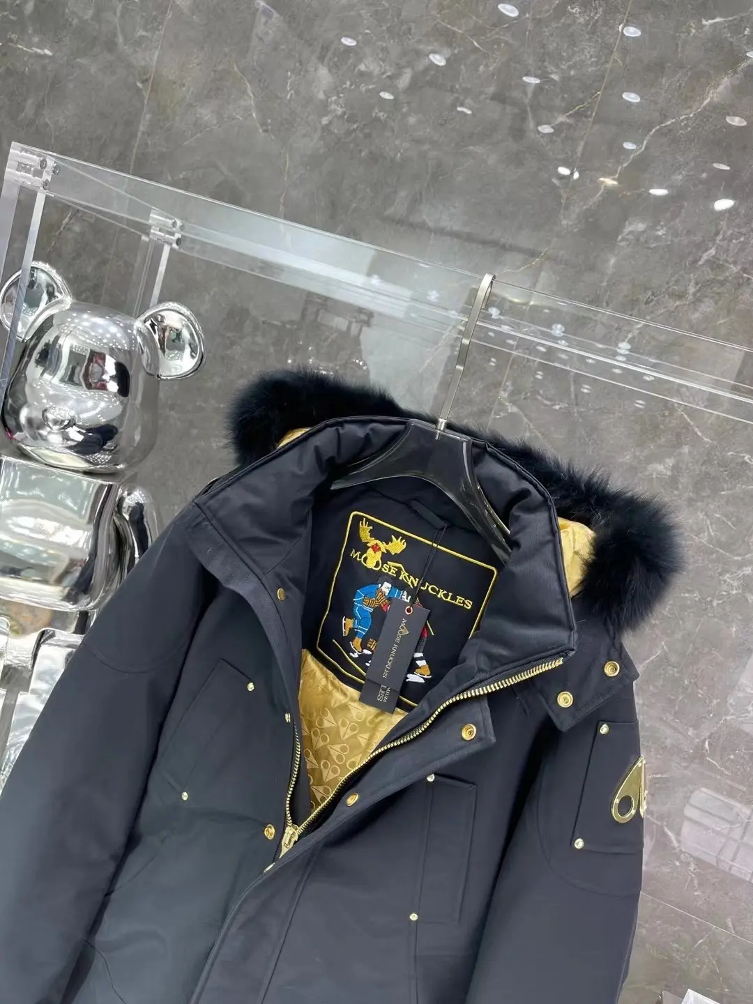 Moose Knuckles Fur-Trimmed Down Parka D73020919 — view 7