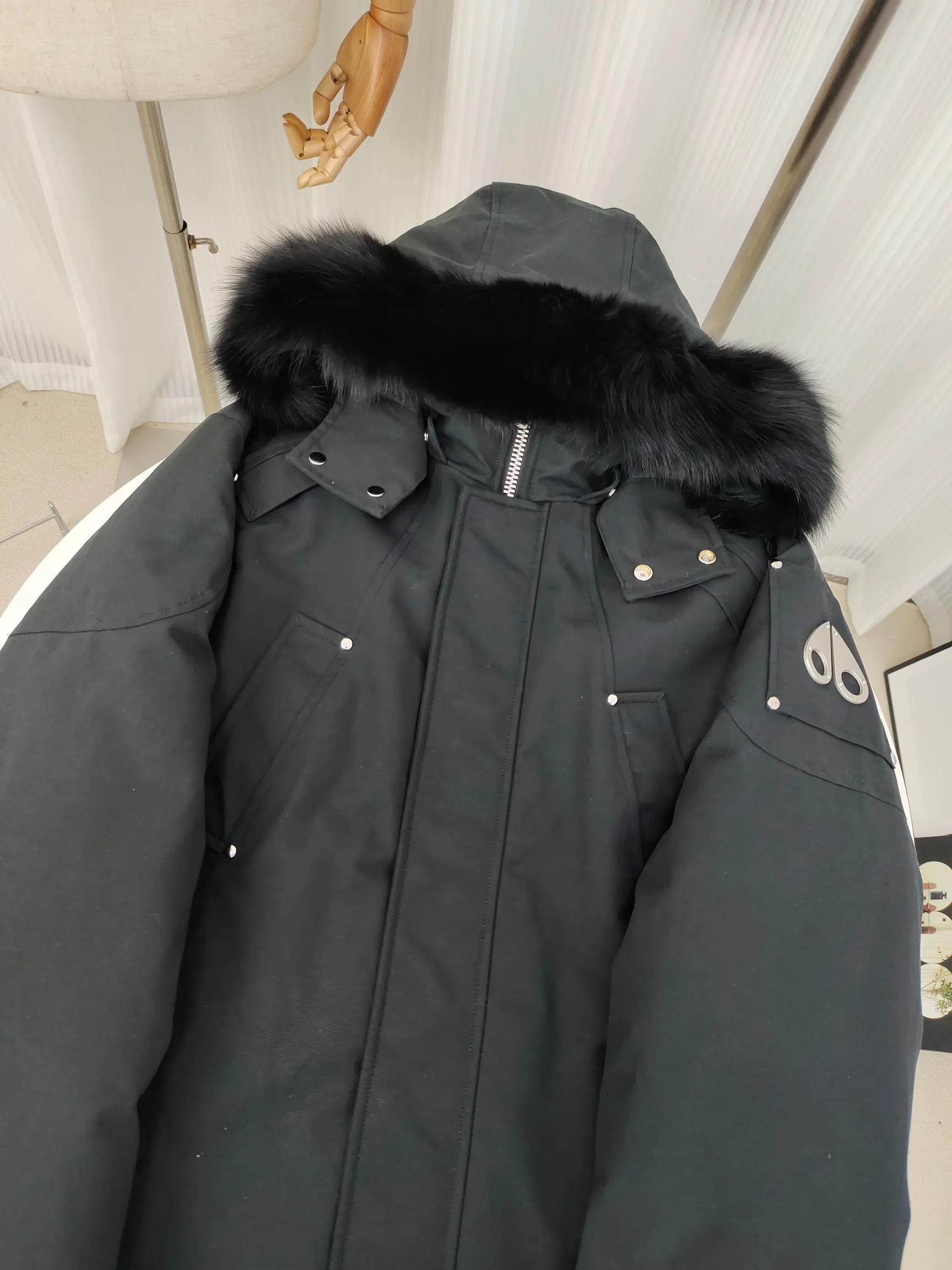 Moose Knuckles Fur-Trimmed Down Parka D73020918 — view 3