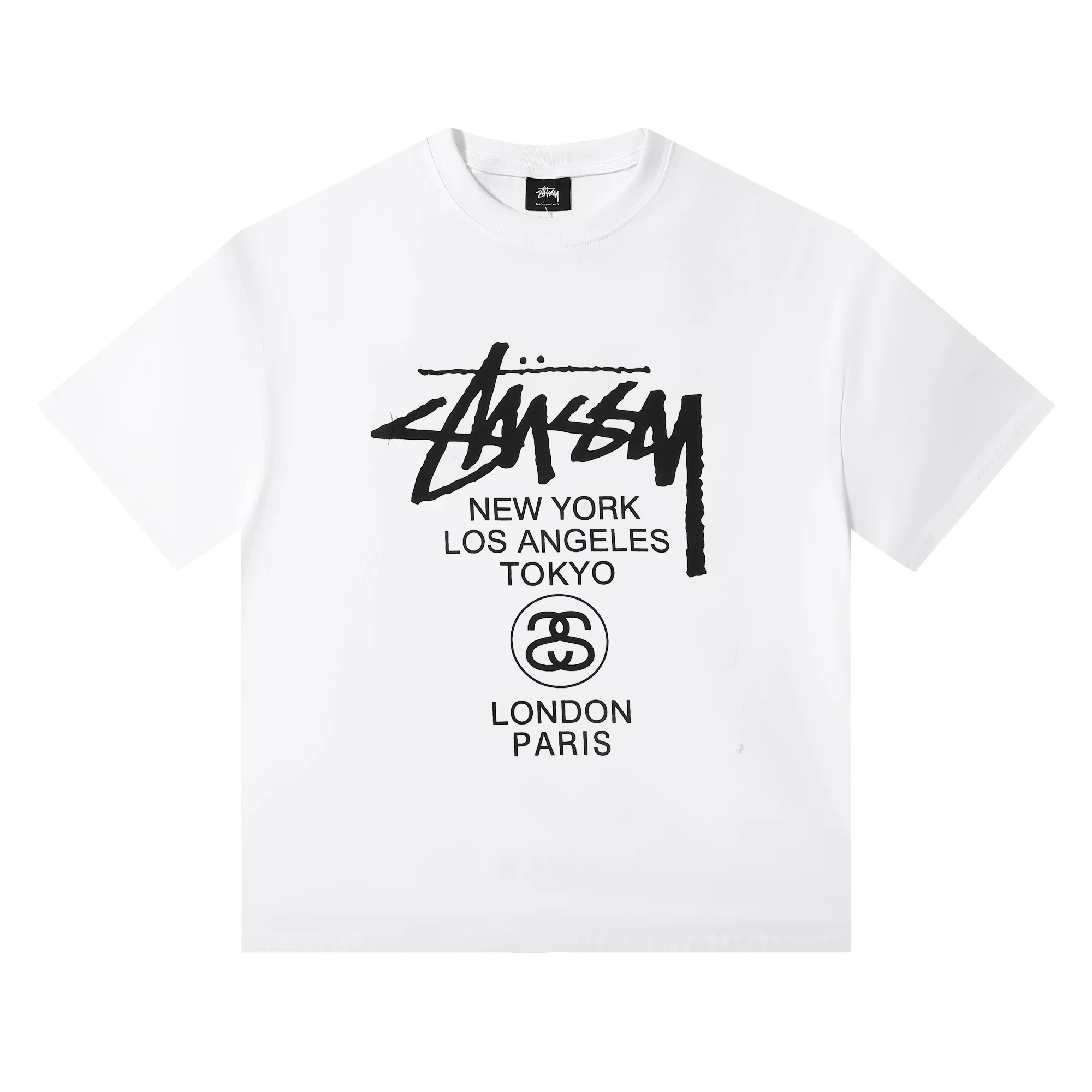 World Tour Logo-Print Cotton T-Shirt D4815745