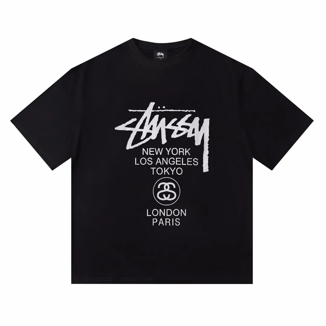 World Tour Logo-Print Cotton T-Shirt D4815745 — view 3