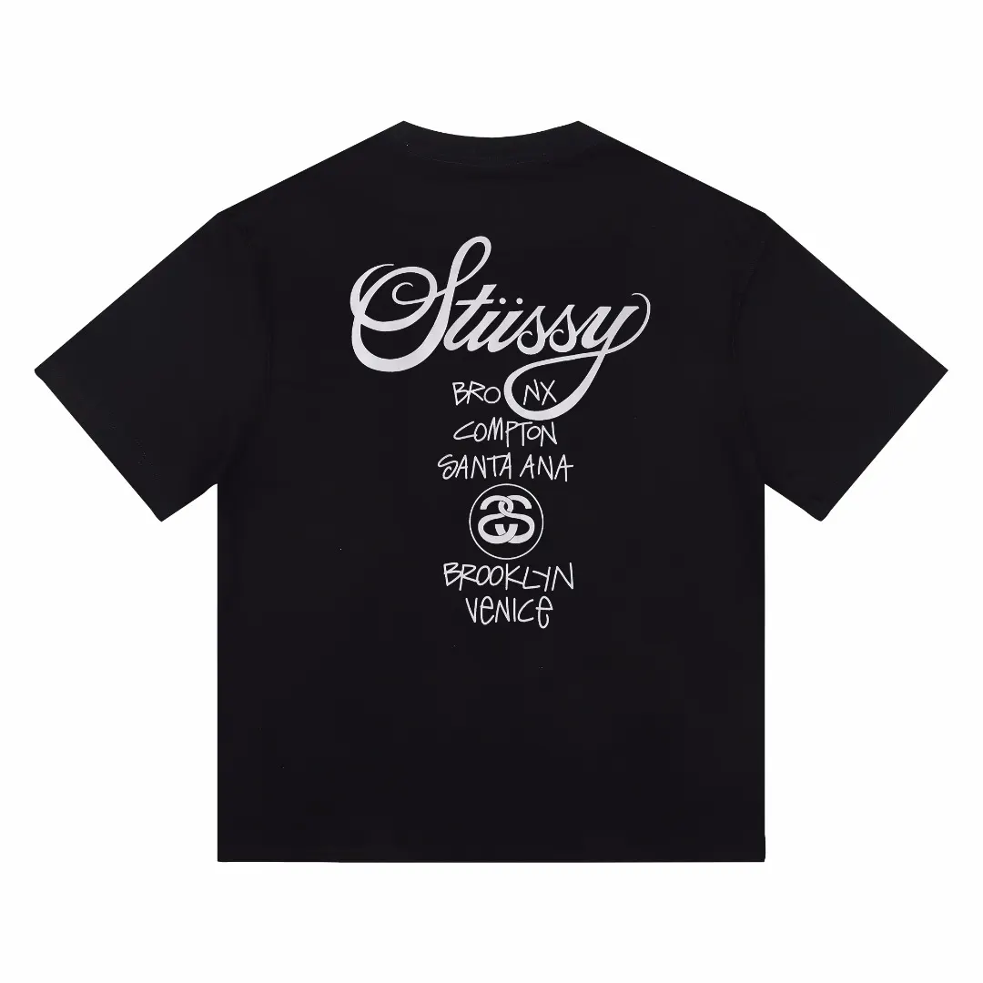 World Tour Logo-Print Cotton T-Shirt D4815745 — view 4
