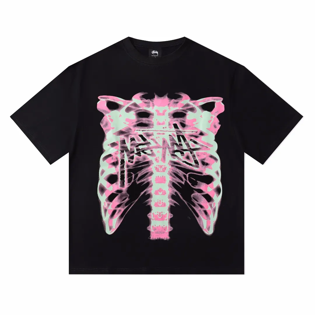 Skeleton Reflective Graphic T-Shirt D5515734 — view 3