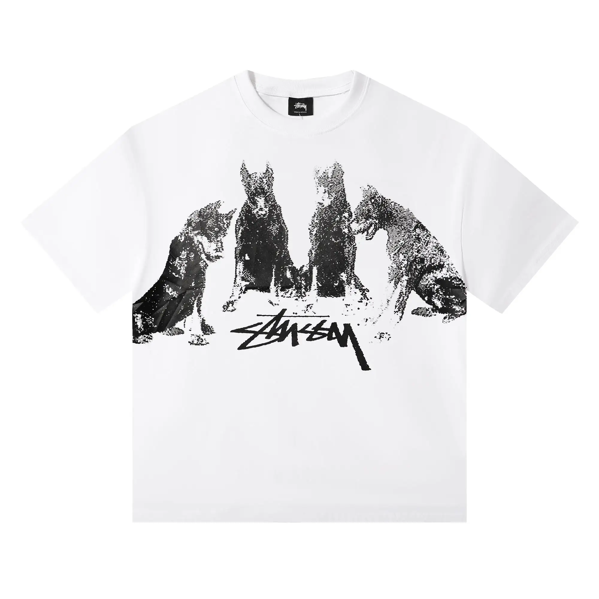 Doberman Graphic Print T-Shirt D5015729 — view 3