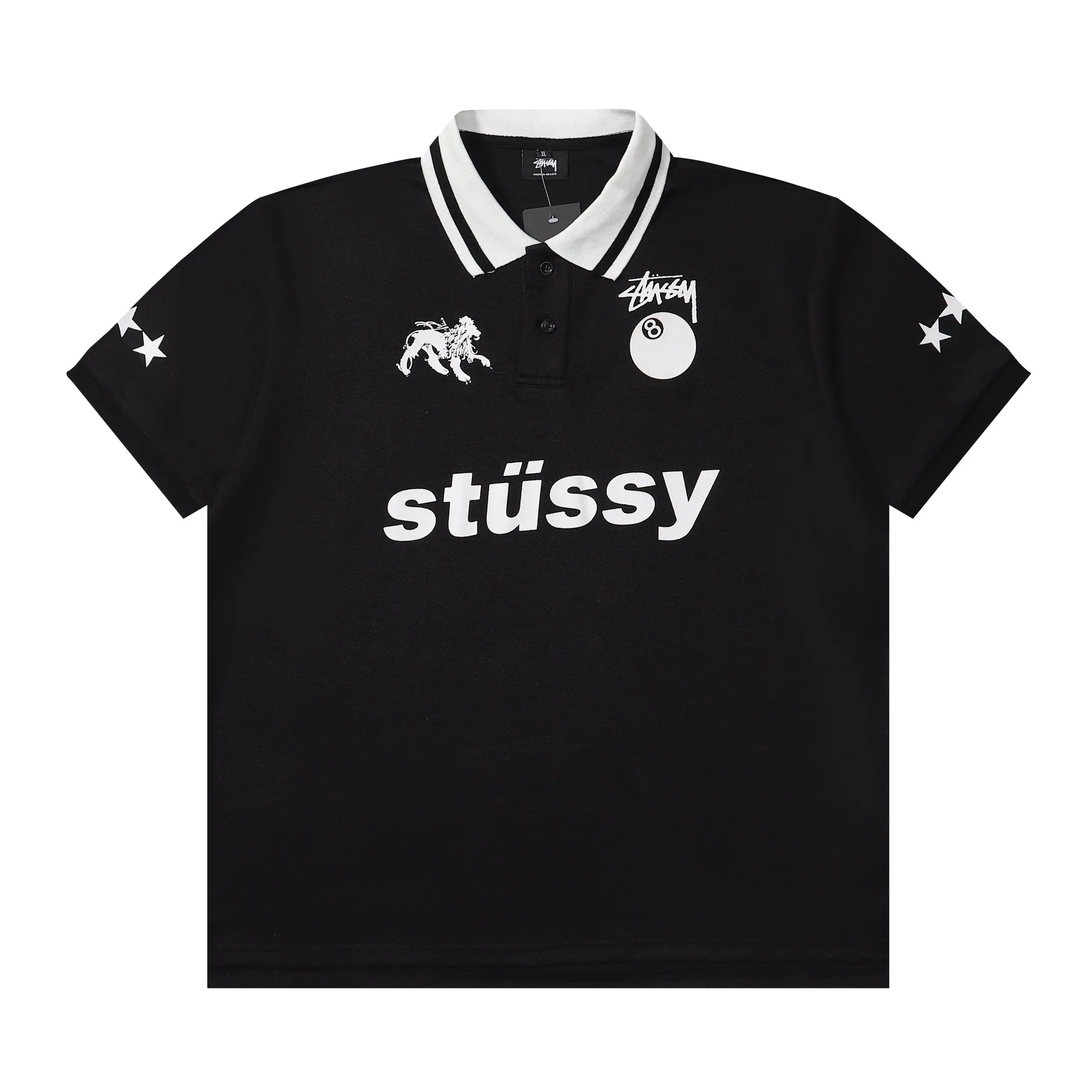 Logo-Print Cotton-Pique Polo Shirt D6015728 — view 3