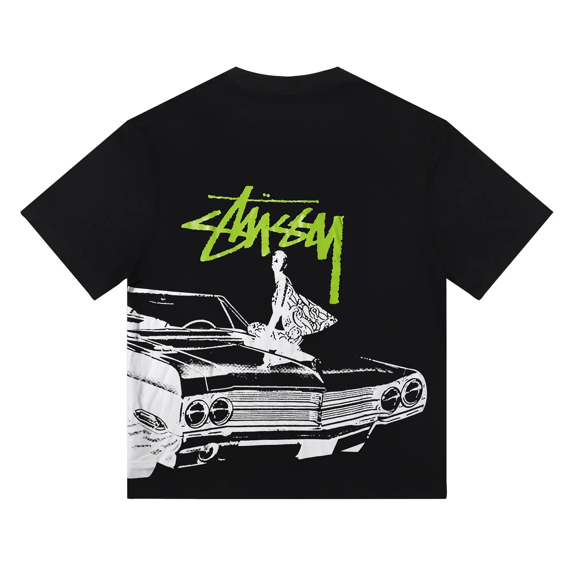 Classic Car Graphic Print T-Shirt D5015727 — view 4