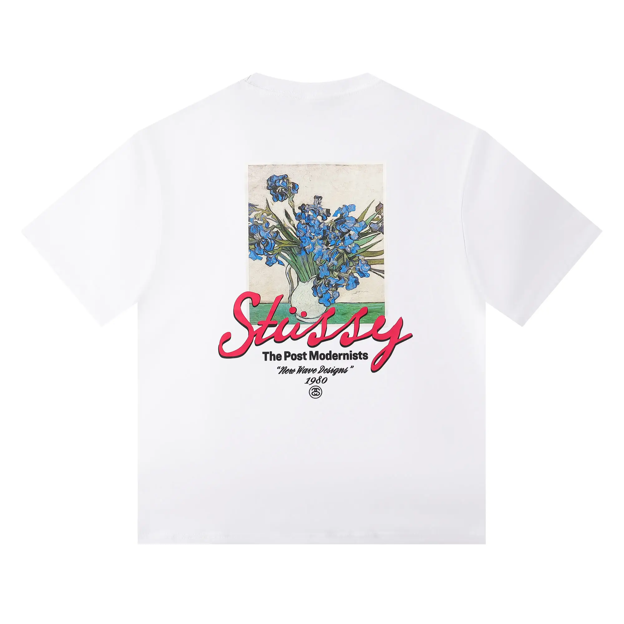 Irises Graphic Print Cotton T-Shirt D4815721 — view 2