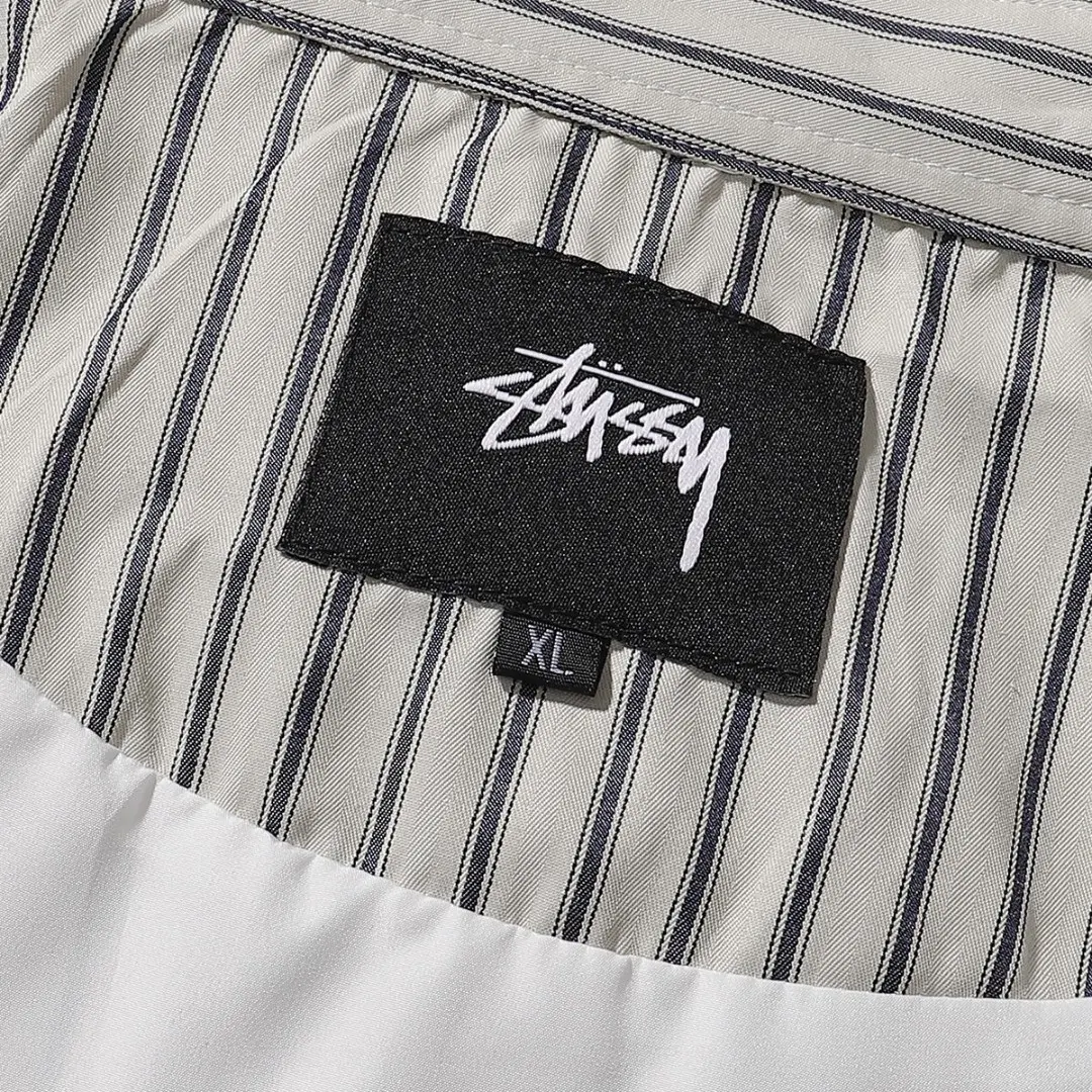 Striped Zip-Up Shirt Jacket D10515651 — view 4