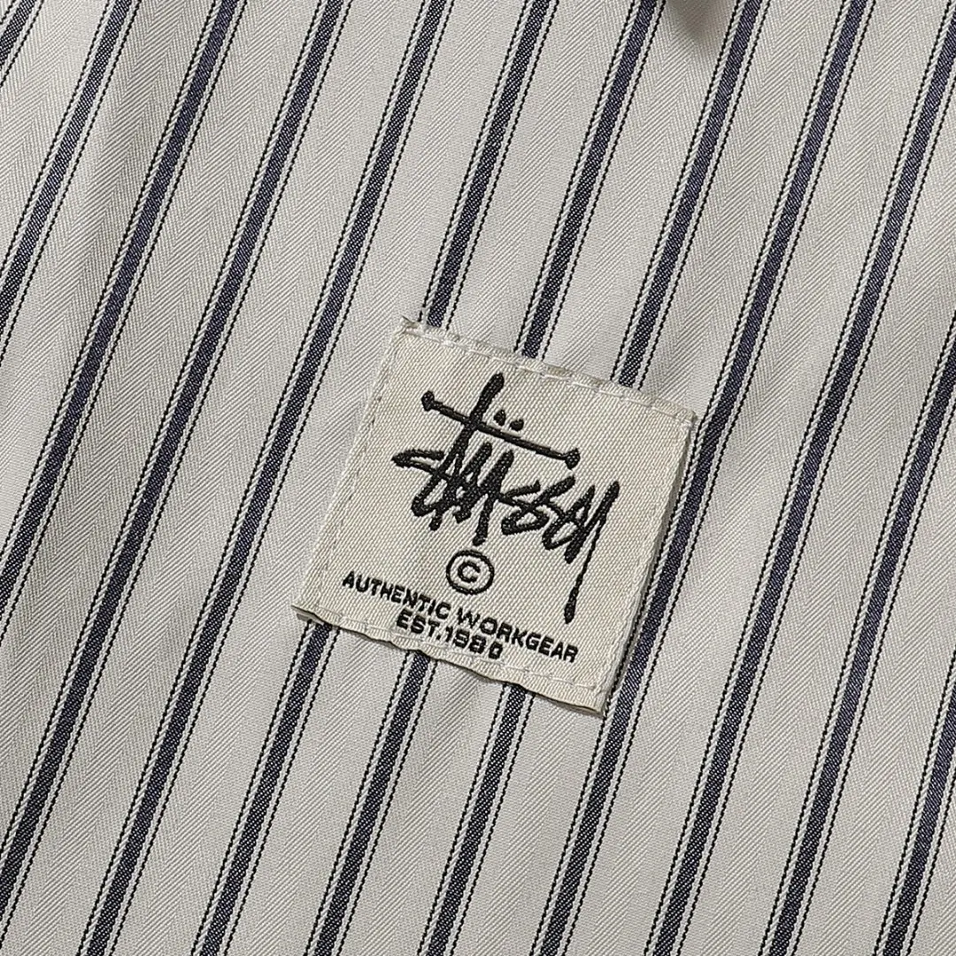 Striped Zip-Up Shirt Jacket D10515651 — view 6